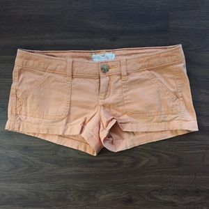 Pale orange Hollister stretch shorts